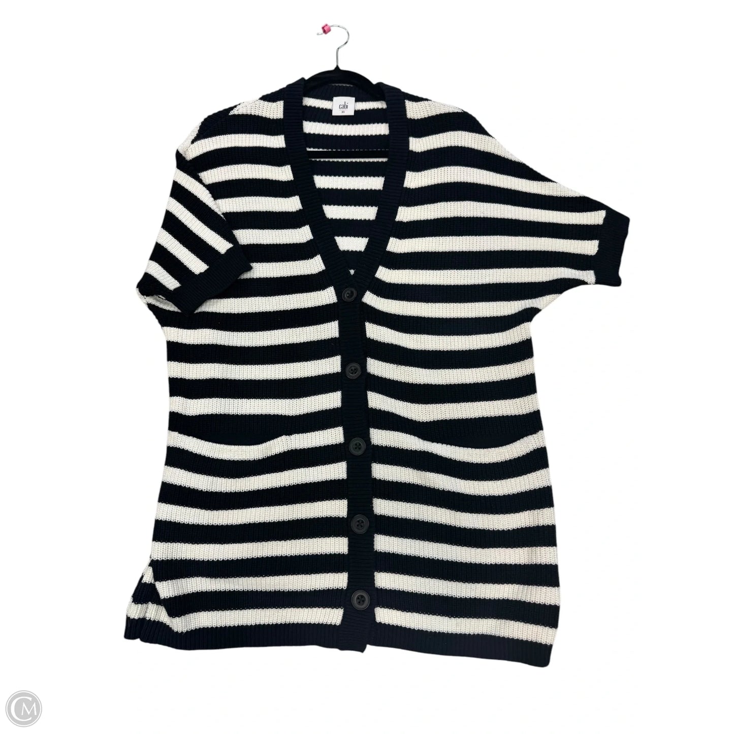 Cardigan By Cabi In Striped Pattern, Size: Xs
