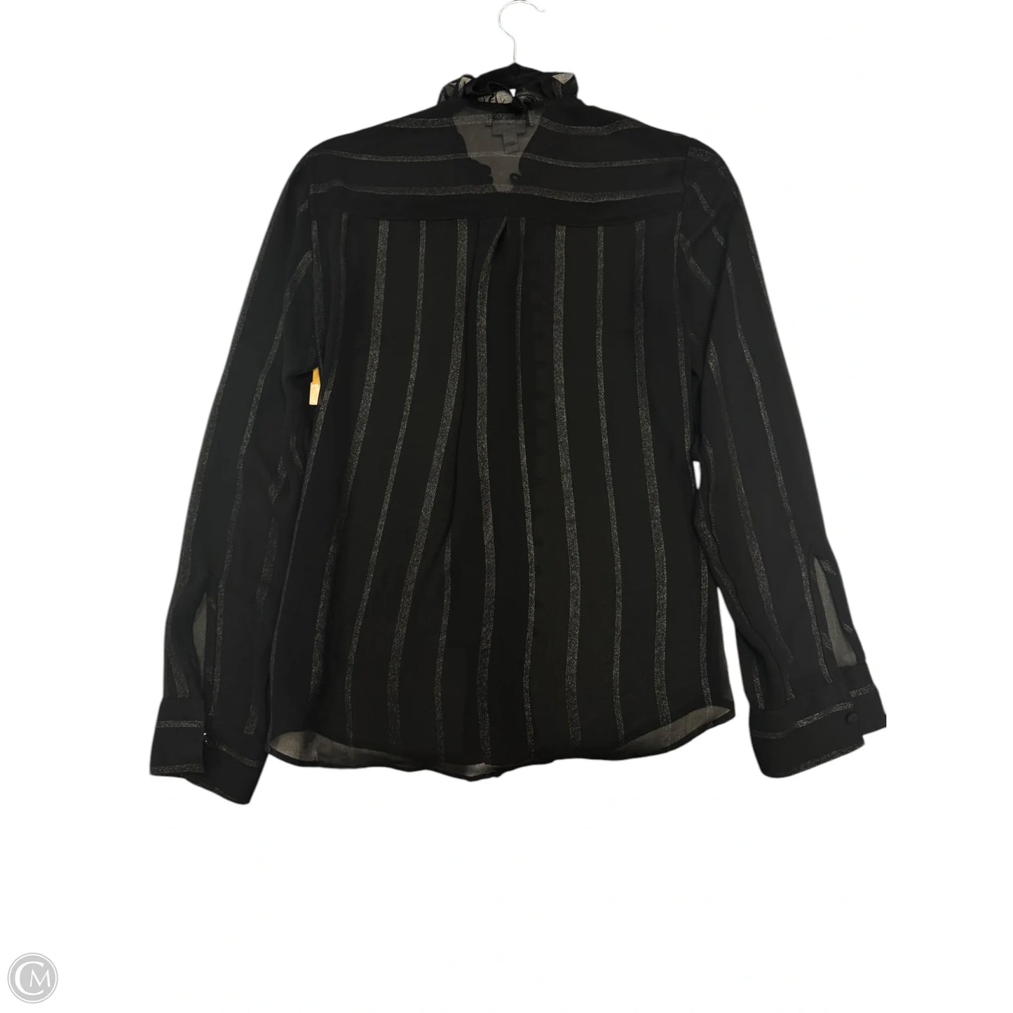 Blouse 3/4 Sleeve By Express In Black, Size: S