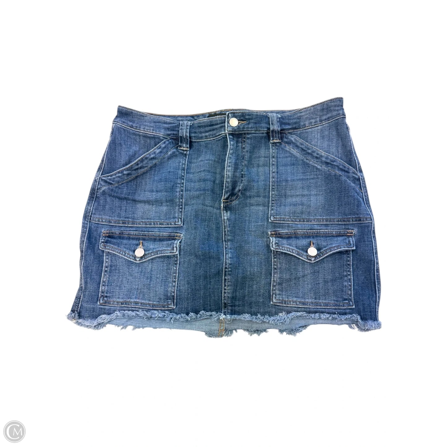 Skort By Liverpool In Blue Denim, Size: 14