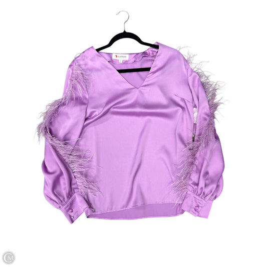 Top Long Sleeve By Clothes Mentor In Purple, Size: S
