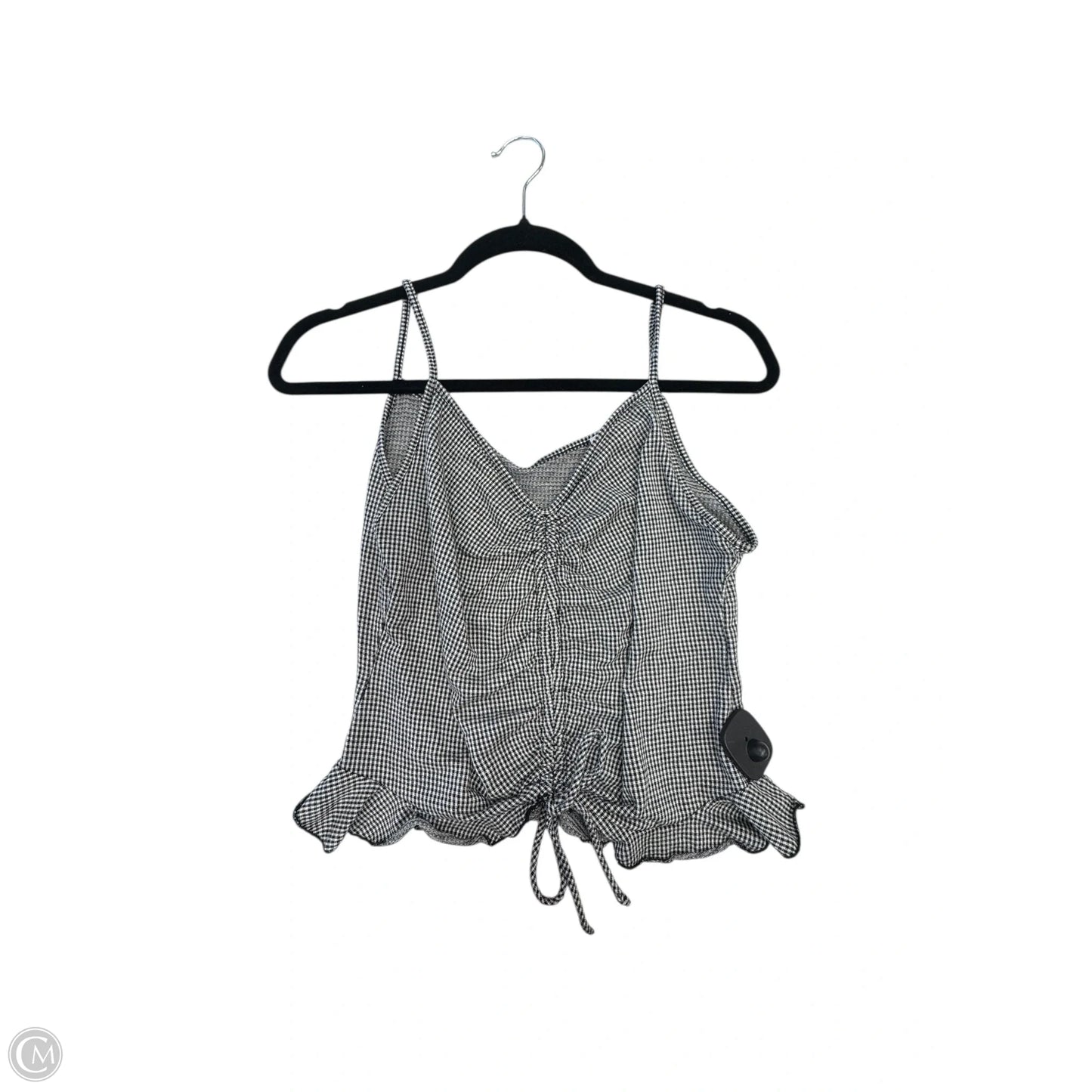 Tank Top By Ginger G In Black & White, Size: L