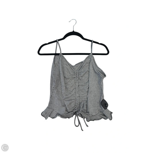 Tank Top By Ginger G In Black & White, Size: L