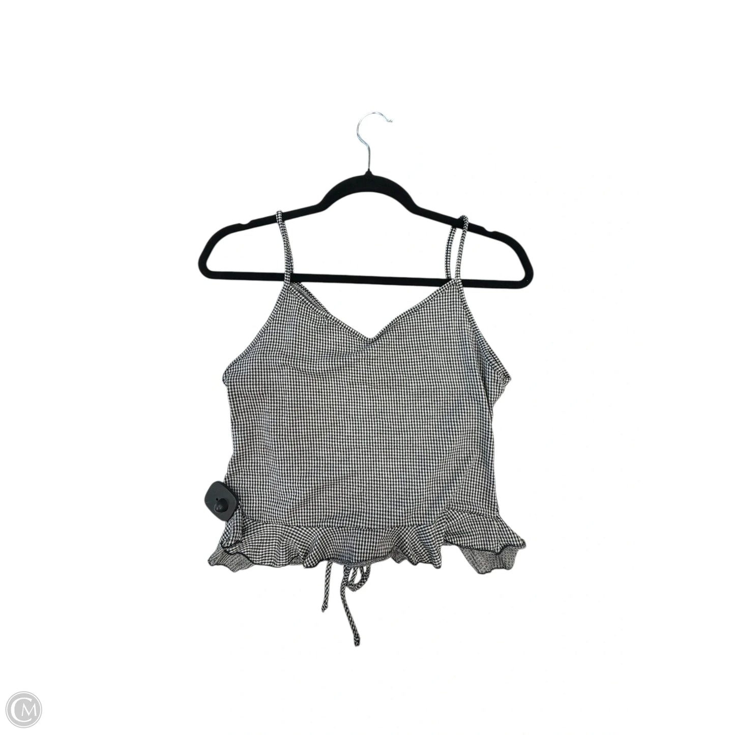 Tank Top By Ginger G In Black & White, Size: L