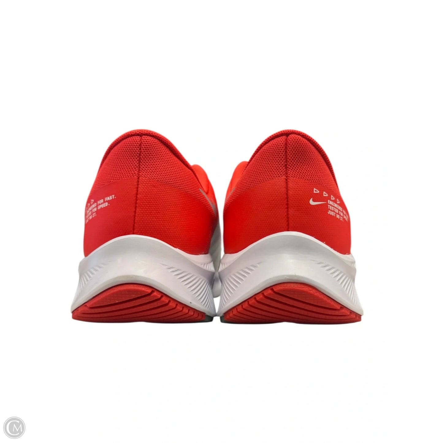 Shoes Athletic By Nike In Orange & White, Size: 8
