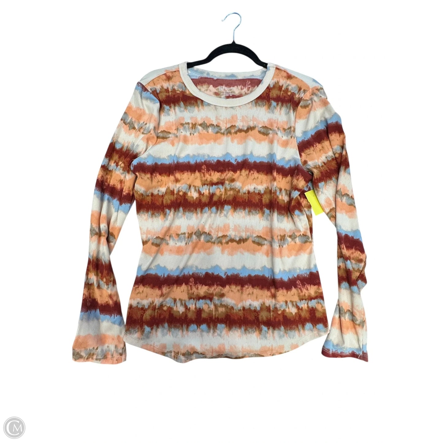 Top Long Sleeve By Clothes Mentor In Multi-colored, Size: Xxl