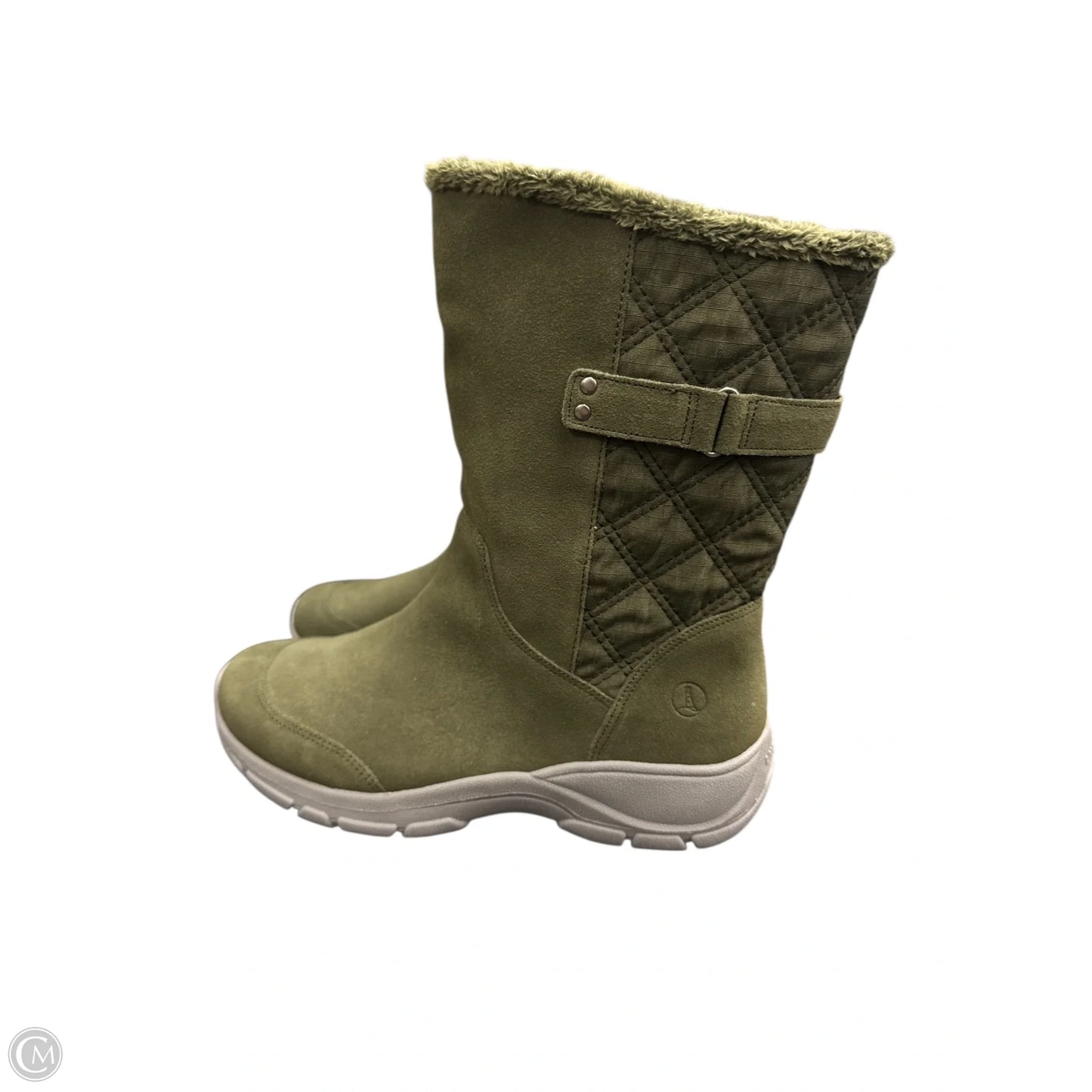 Boots Snow By Lands End In Green, Size: 8