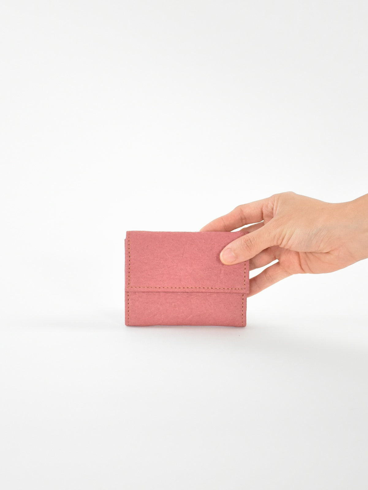 Piñatex Small Wallet, Old Rose