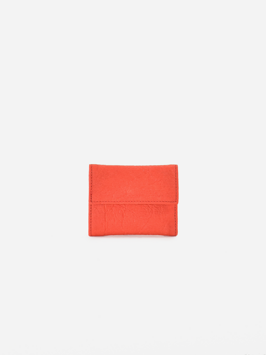 Piñatex Small Wallet, Paprika