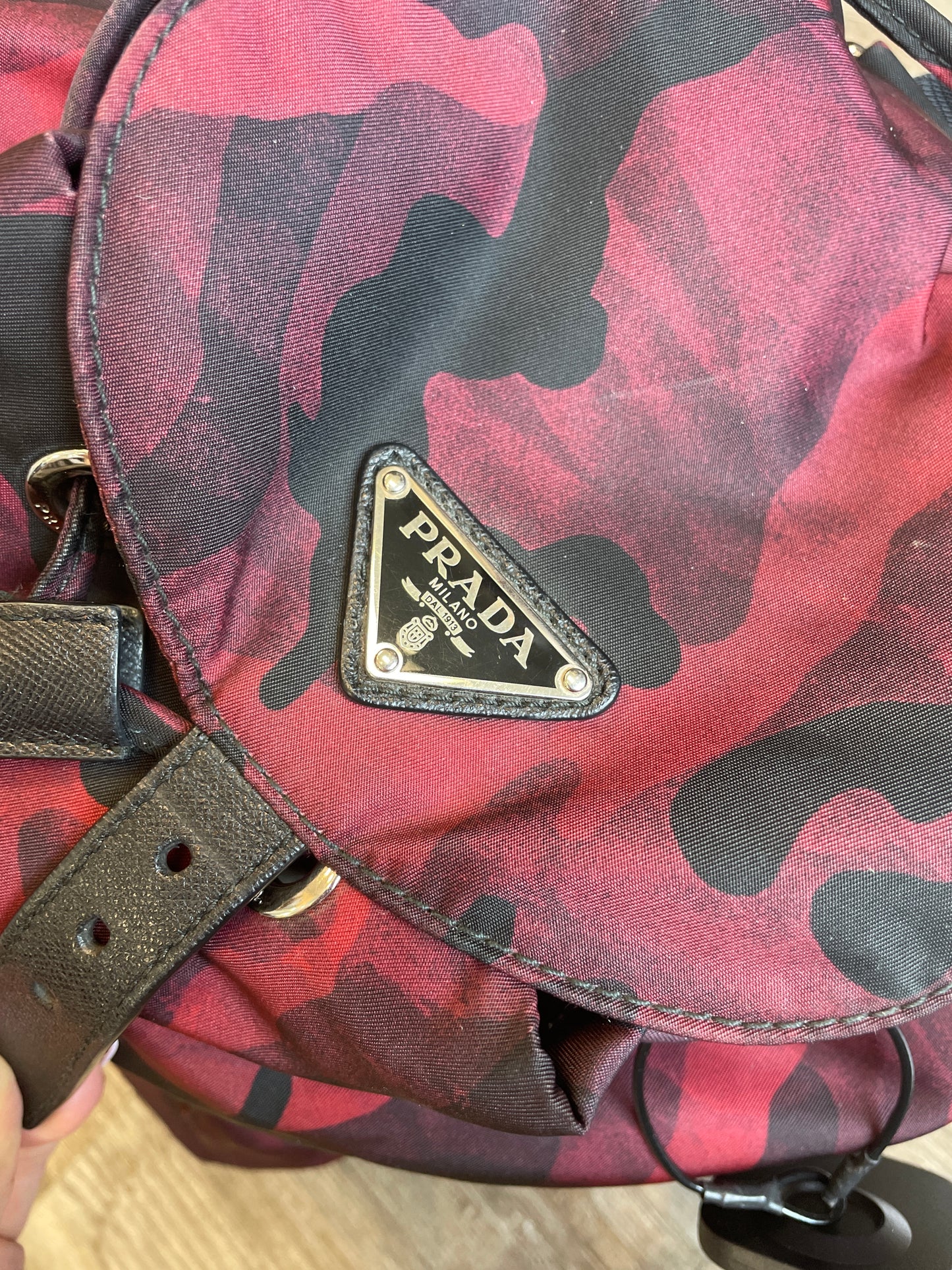 Backpack Designer By Prada  Size: Medium