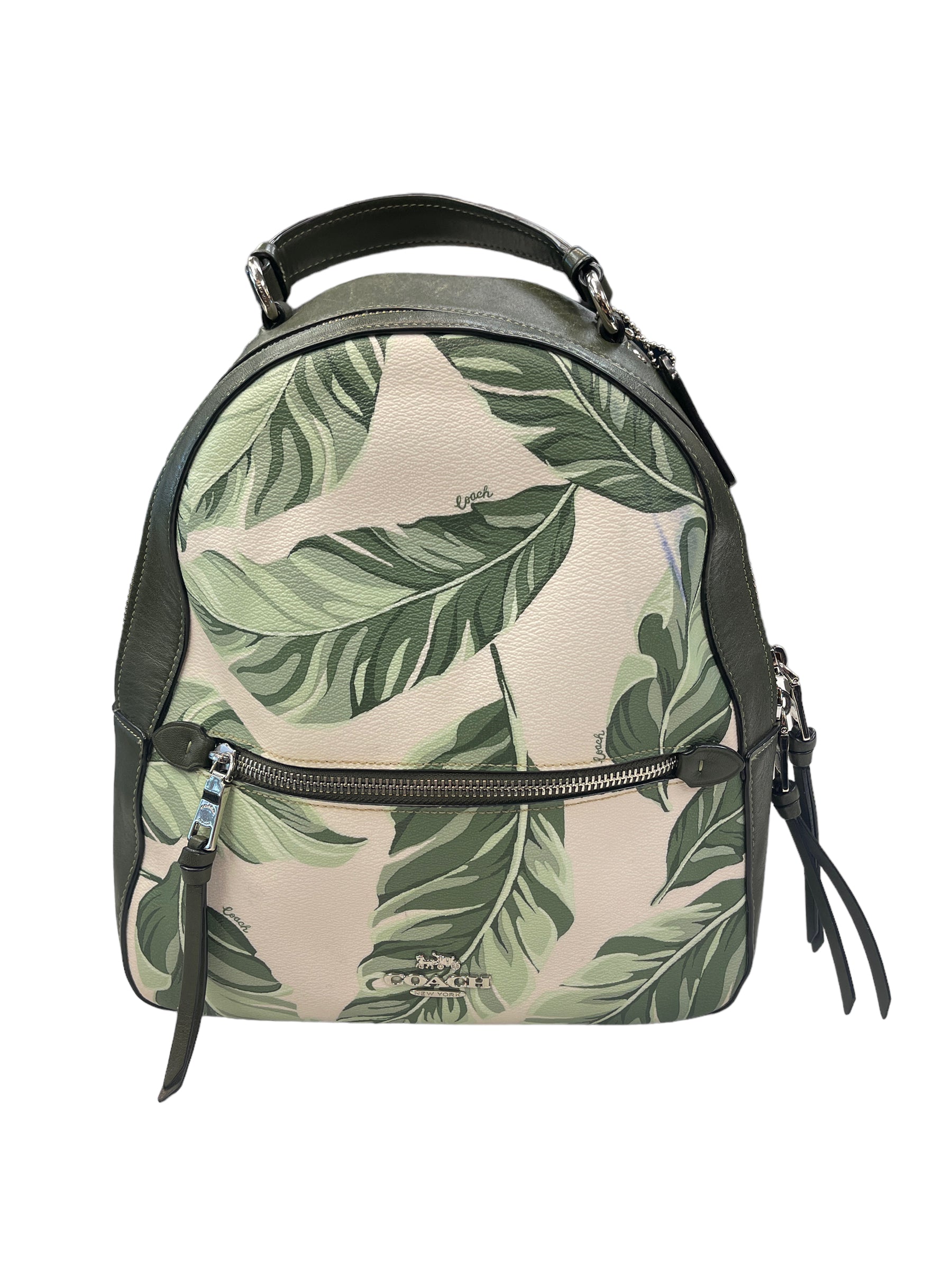 Coach banana leaf discount backpack